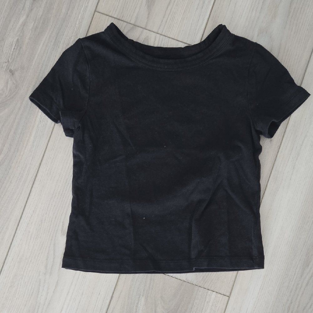 Classic Black Kids Short Sleeve Tee